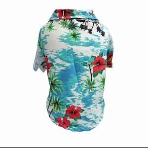 NWOT Pet Coat w/free gift “Hawaiian Shirt” style XXL see size chart